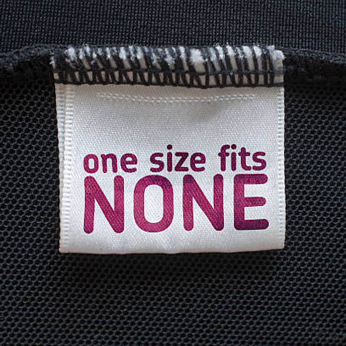 one size fits none