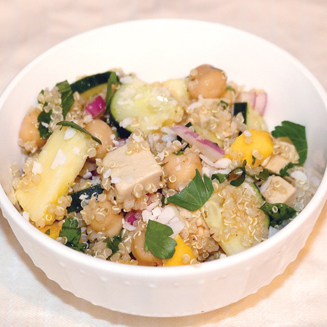 Tropical Chickpea-Quinoa Salad